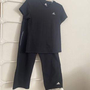 Adidas Work-Out Set Black & White SZ S NWOT